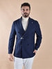 Giacca Guarinucci doppiopetto forio blu