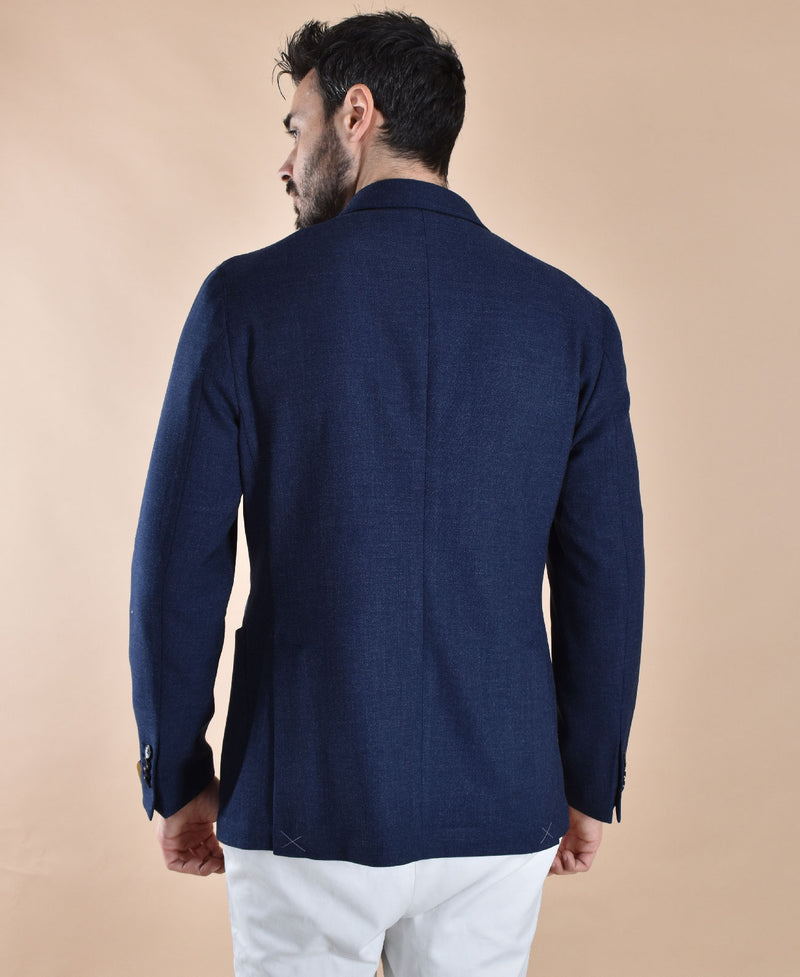 Giacca Guarinucci doppiopetto forio blu 