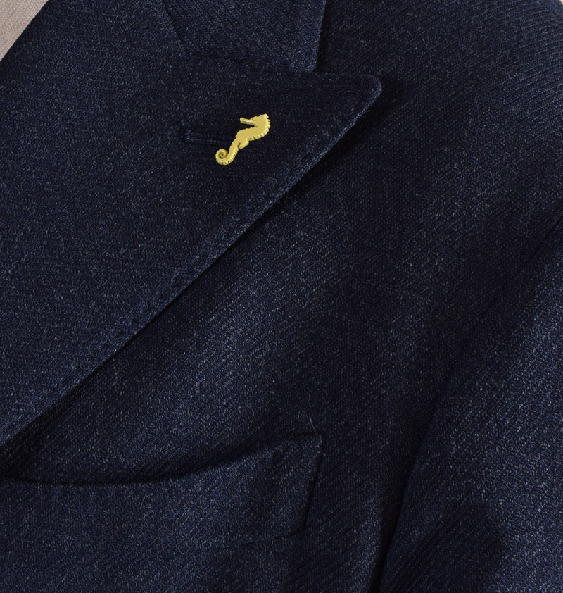 Giacca Guarinucci doppiopetto forio blu 