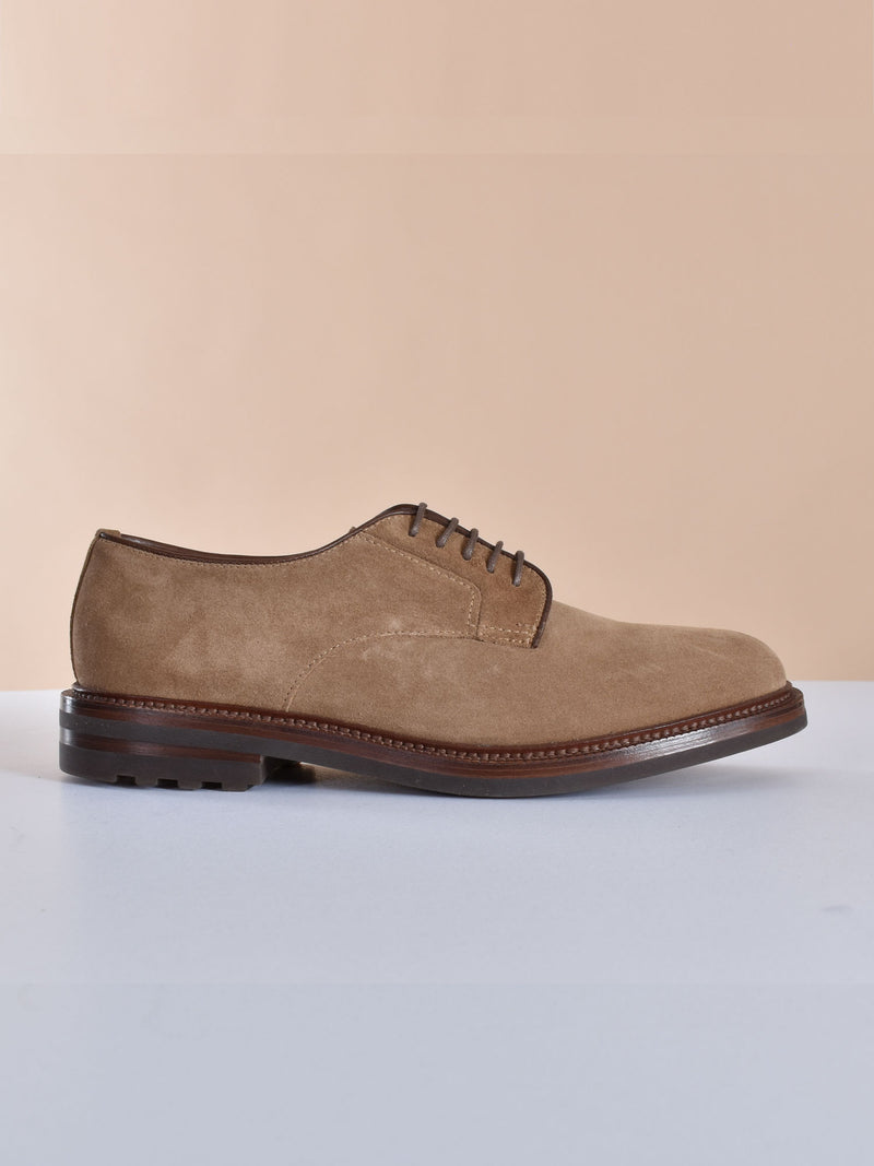 Scarpe Henderson derby suede beige 