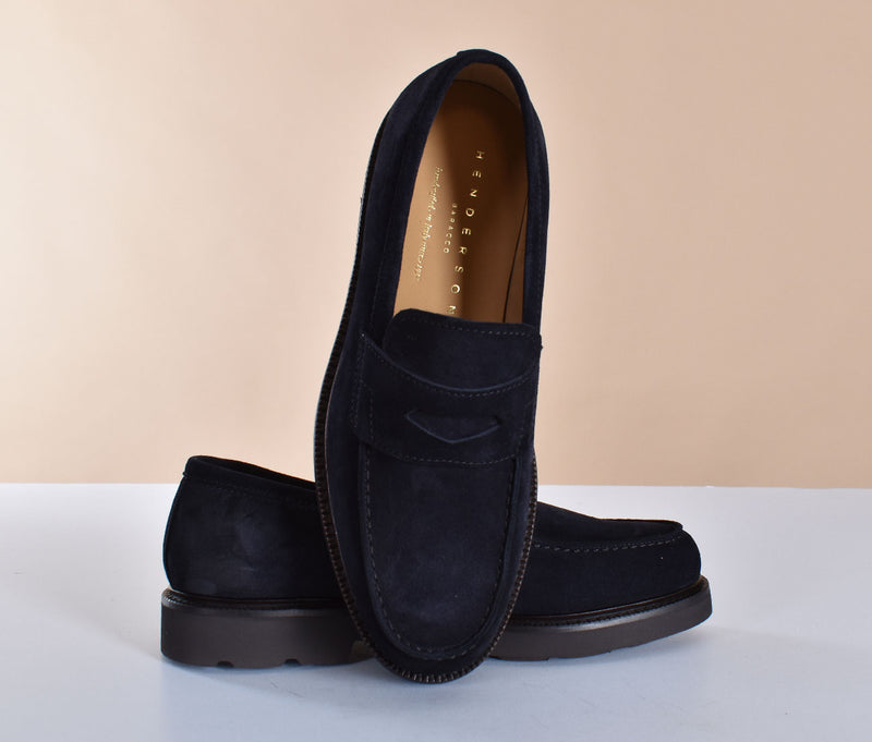 Scarpe Henderson mocassini blu 