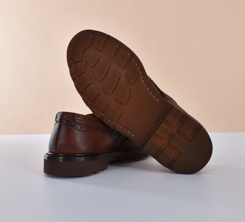 Scarpe Henderson George coda di rondine marrone 