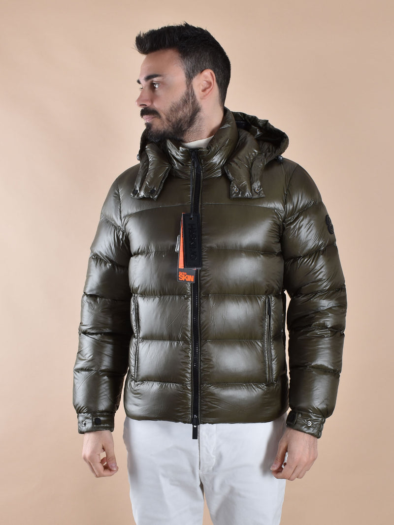 Giubbotto piumino Hèskimo verde militare Ultrapuf 