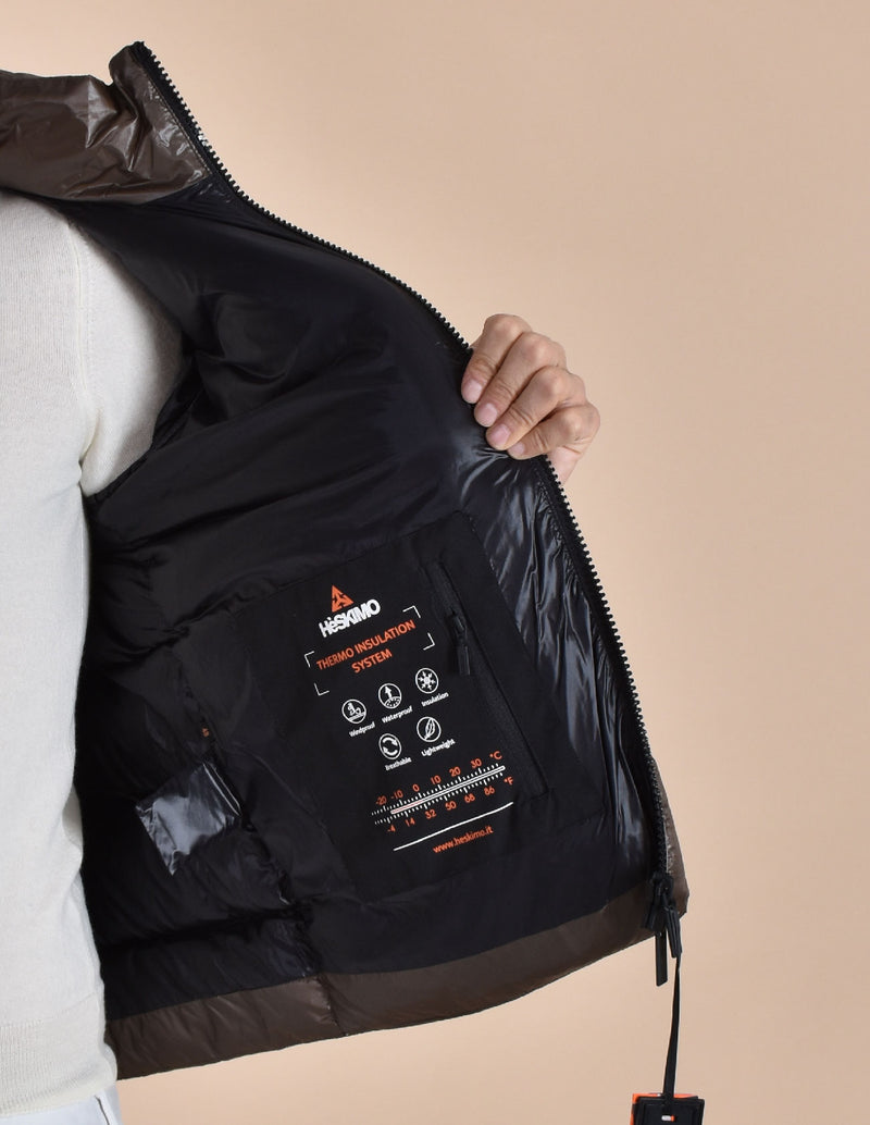 Giubbotto piumino Hèskimo marrone Ultrapuf 