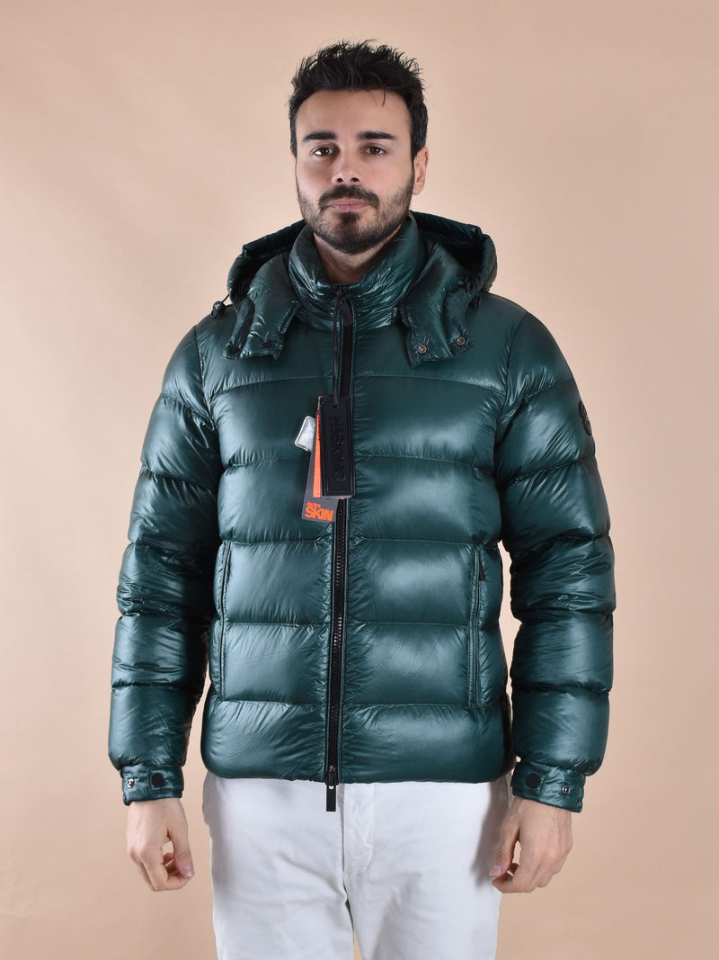 Giubbotto piumino Hèskimo verde bosco Ultrapuf 
