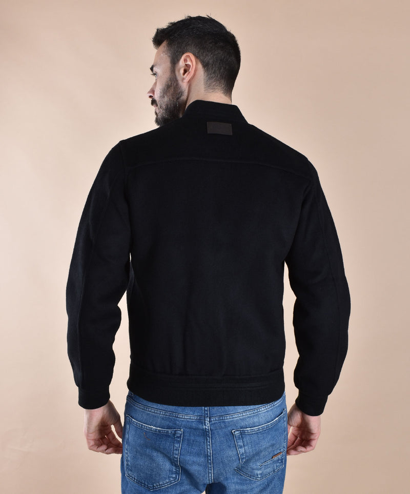 Giubbotto Mc2 Saint Barth camden wool nero 