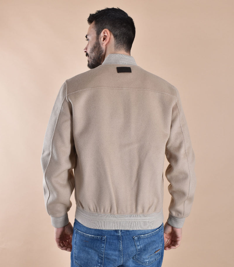 Giubbotto Mc2 Saint Barth camden wool beige 