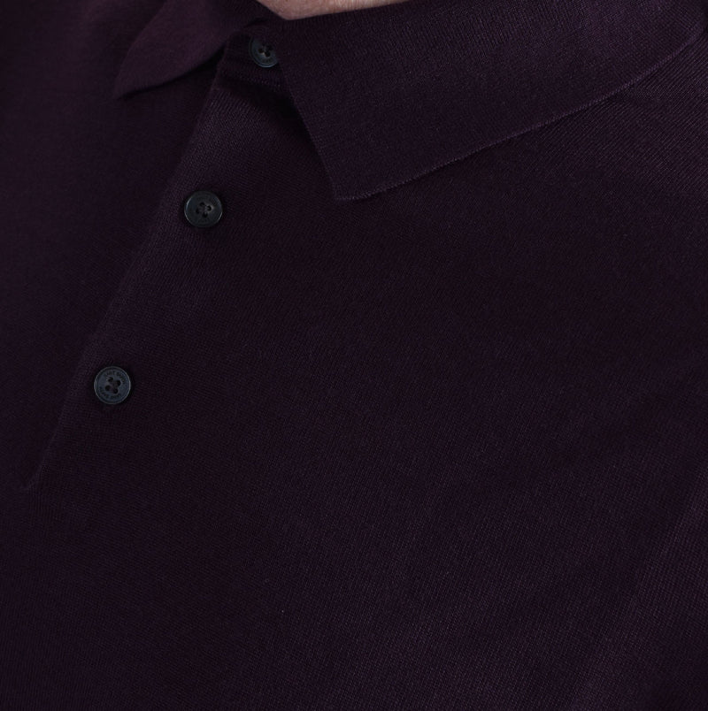 polo Mc2 Saint Barth alfie merino bordeaux 