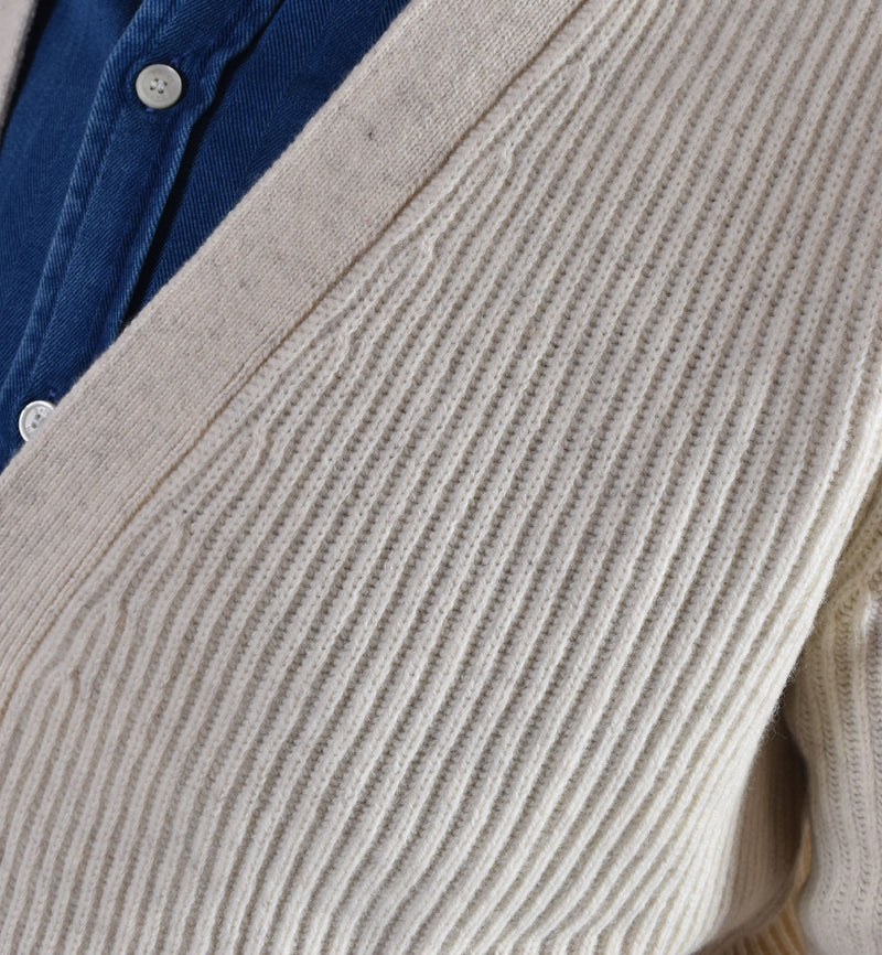 Cardigan Mc2 Saint Barth herrison rib wool 