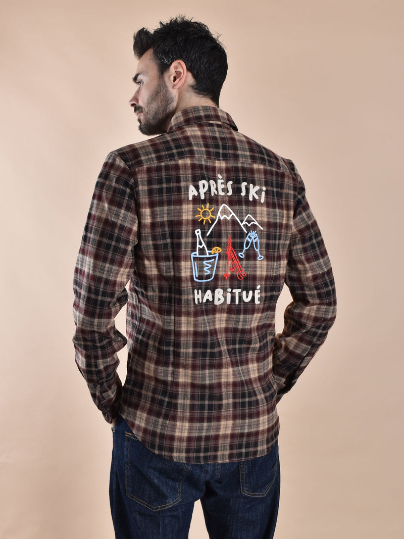 Camicia Mc2 Saint BArth quadri flanella tartan draw 