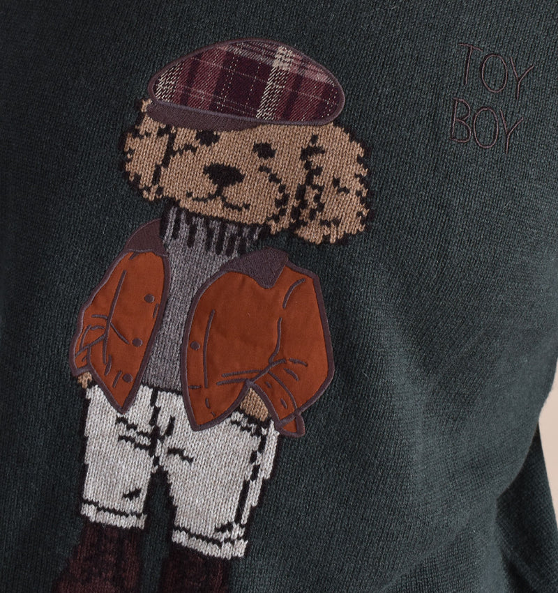 Maglia Mc2 Saint Barth country poodle verde 