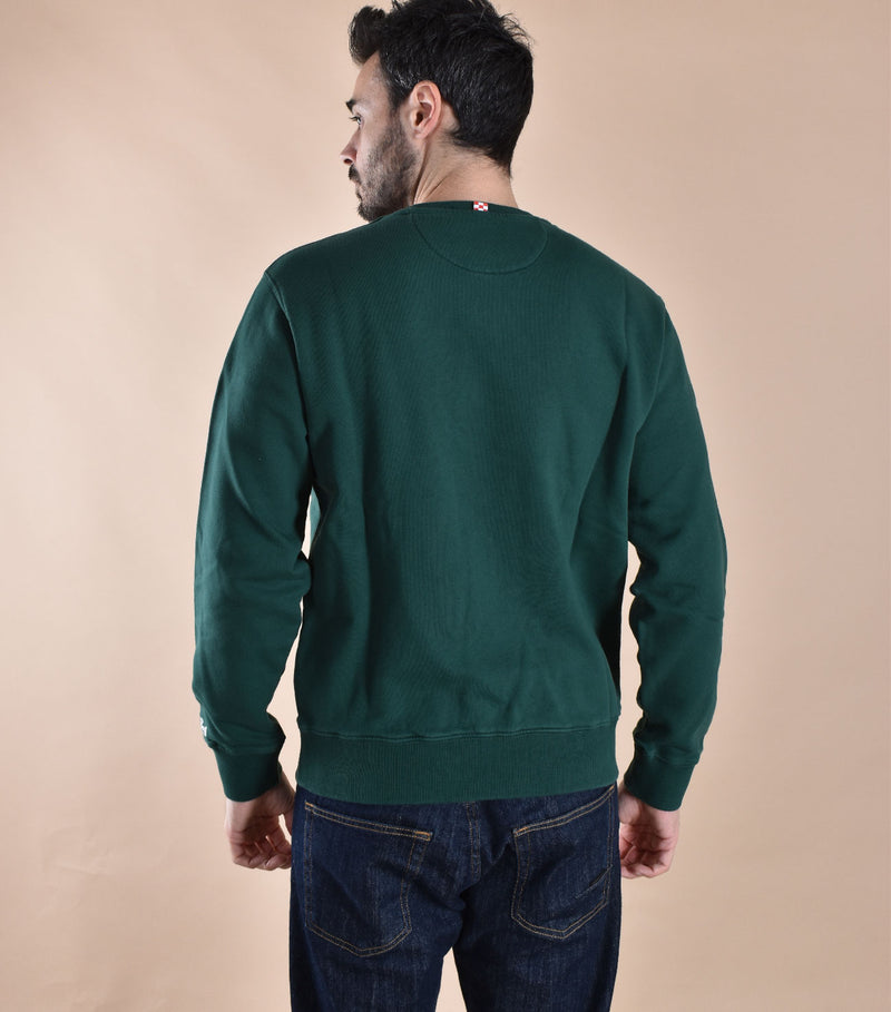 Felpa Mc2 Saint Barth verde st moritz 