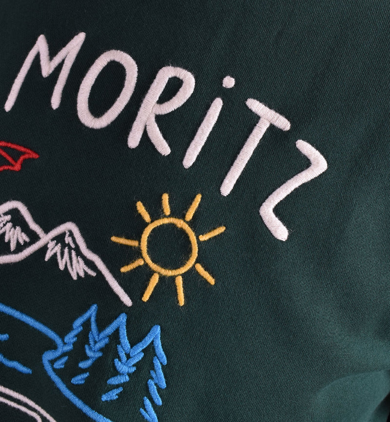Felpa Mc2 Saint Barth verde st moritz 