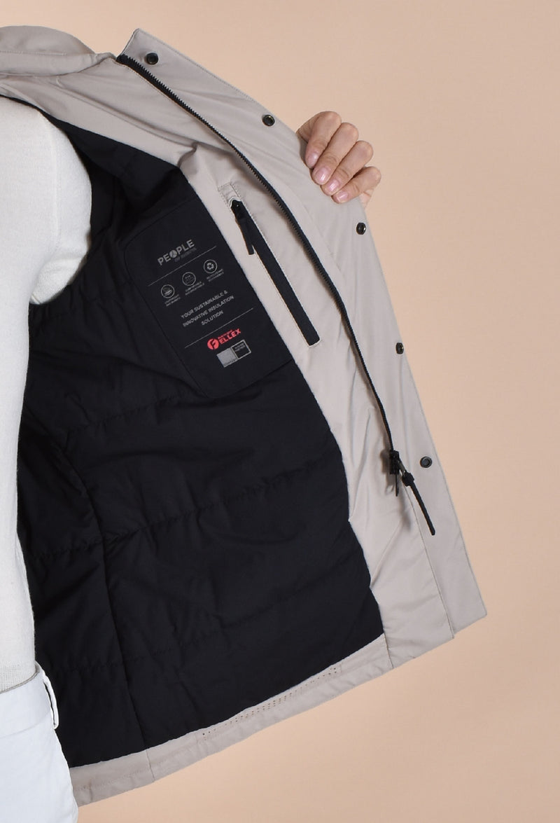 Giubbotto parka People of Shibuya Takuyap beige 