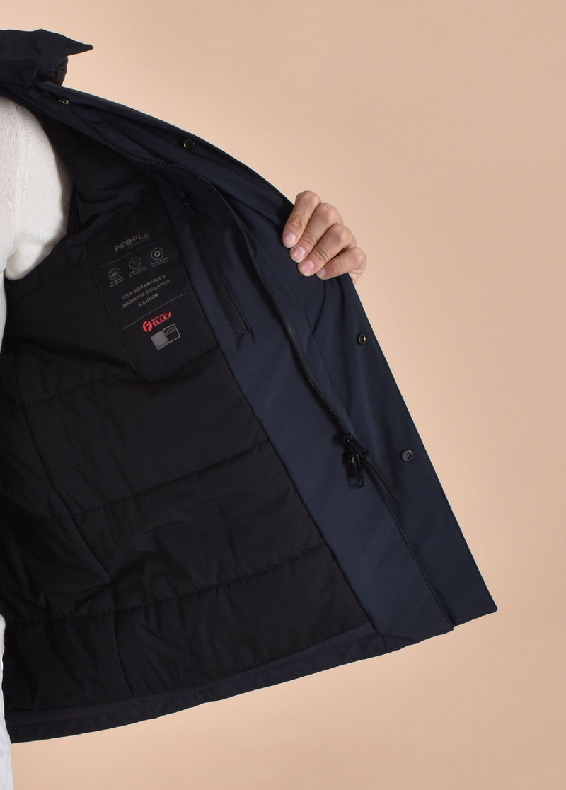 Giubbotto parka People of Shibuya Takuyap blu 