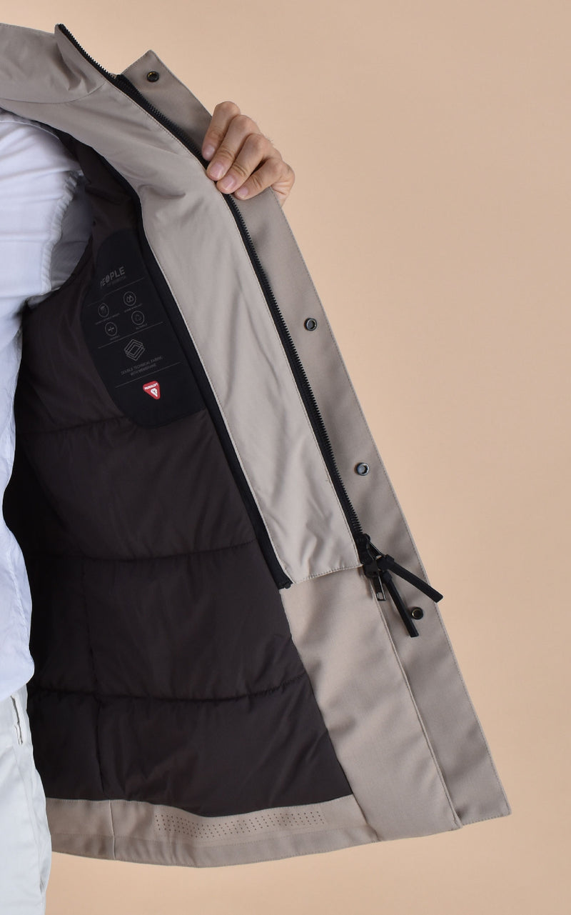 Cappotto People of Shibuya hokkaido beige 