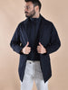 Cappotto People of Shibuya hokkaido blu scuro