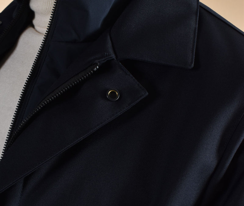 Cappotto People of Shibuya hokkaido blu scuro 