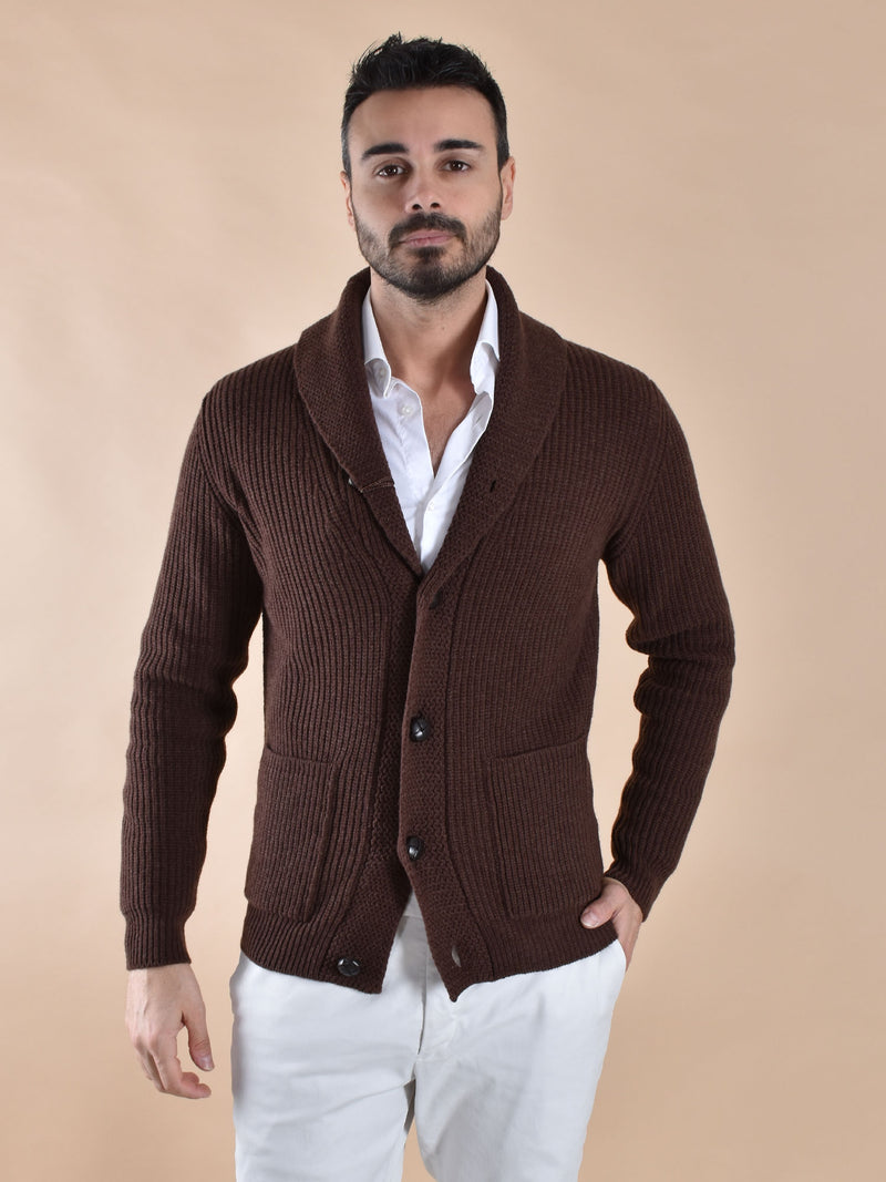 Cardigan Rakkì Renegade cioccolato 