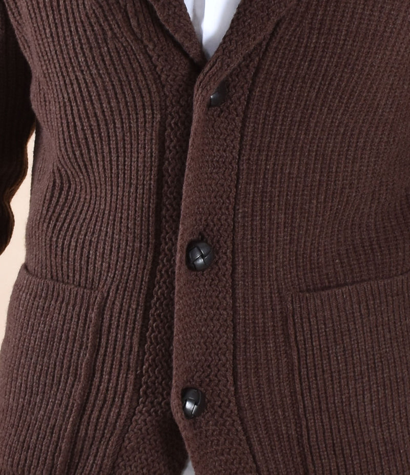 Cardigan Rakkì Renegade cioccolato 