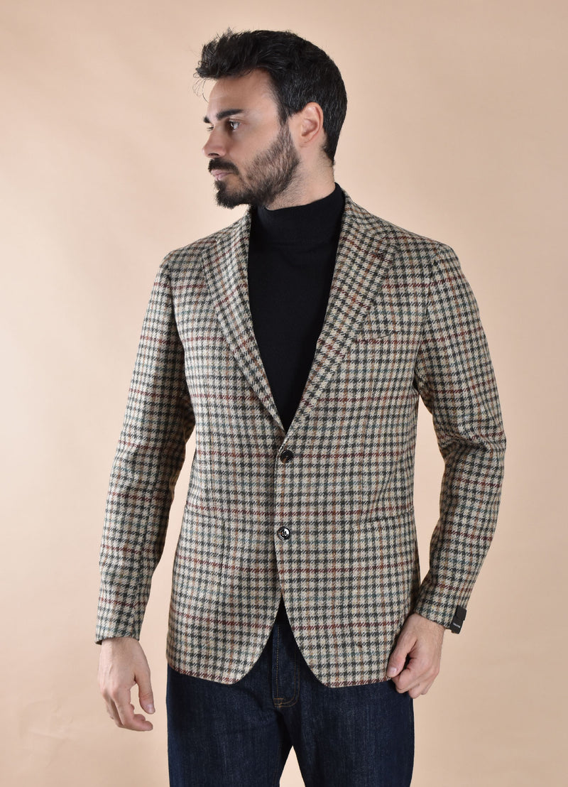 Giacca Tagliatore pied de poule 