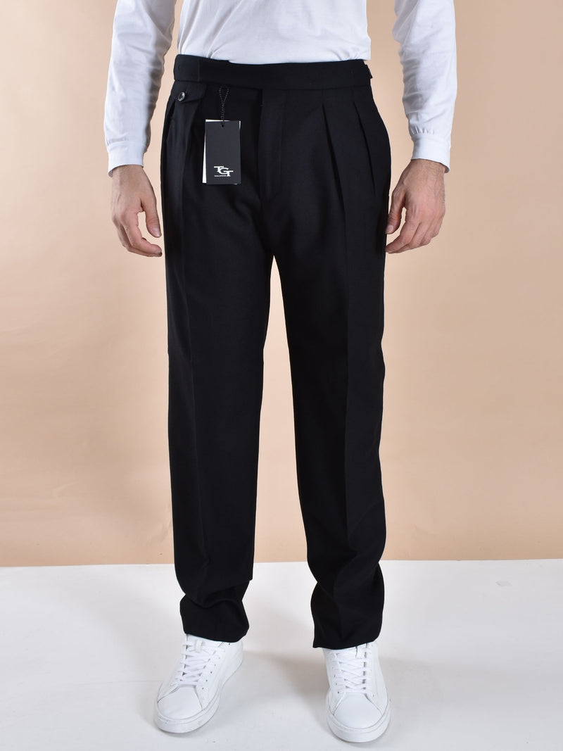 Pantalone Tagliatore nero Pavel 