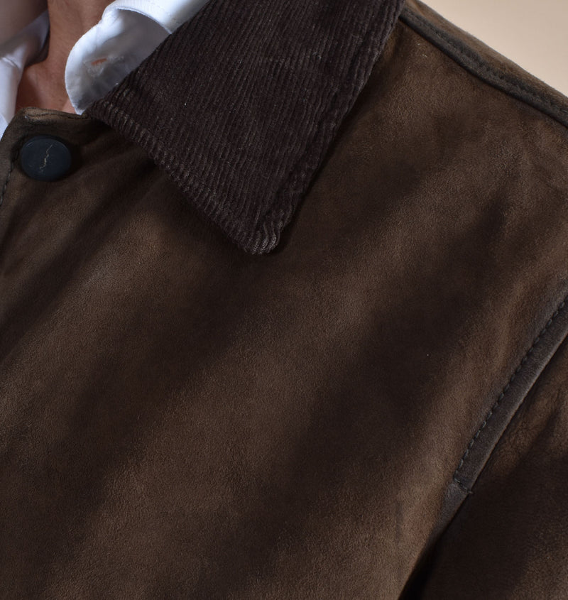 Giubbotto Jack Leathers Ottaviano marrone 