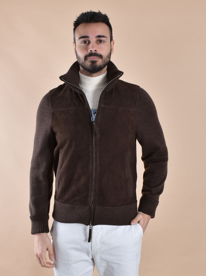 Giubbotto The Jack Leathers marrone Shinobi 