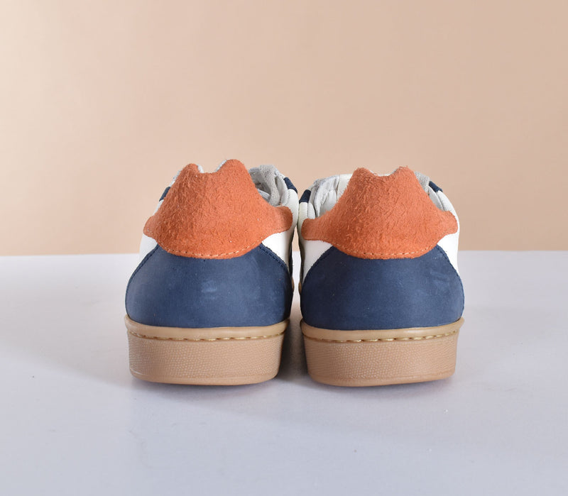 Sneakers Valsport Olimpia suede bianco blu 