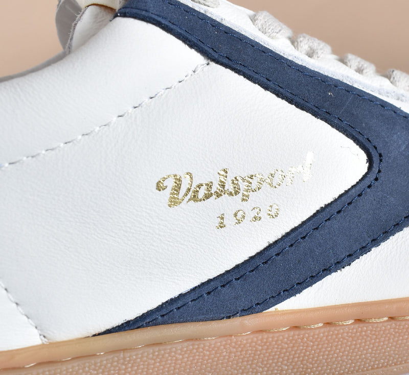 Sneakers Valsport Olimpia suede bianco blu 