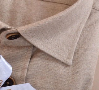 Camicia Borriello invernale beige 210485 BORRIELLO