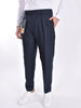 Pantalone Berwich lino blu Chiaia