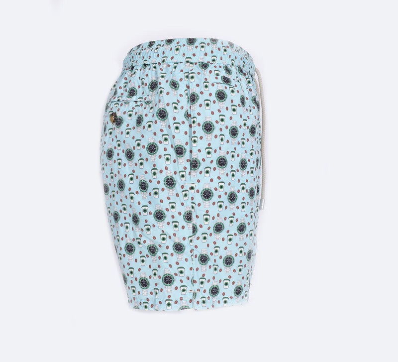 Costume bagno Mc2 Saint Barth watch starducks celeste 