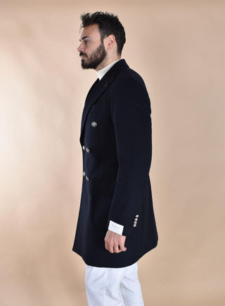 Cappotto Breras doppiopetto blu Lione LIONEC721166 BRERAS Milano