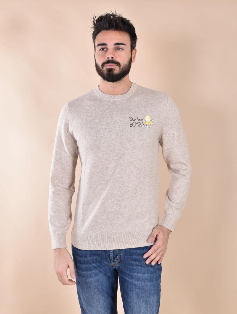 Maglia Mc2 Saint Barth beige sto na bomba 0349911 MC2 SAINT BARTH