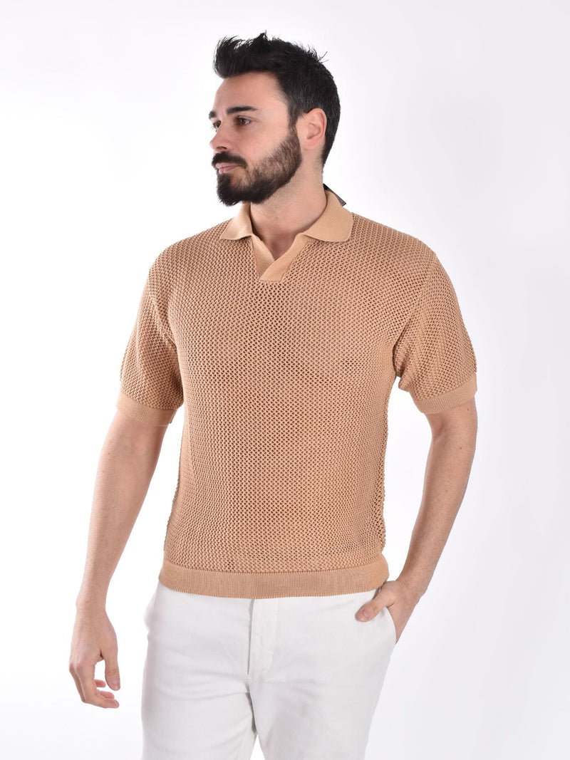 Polo Tagliatore Tilley beige 