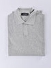 Polo Gran Sasso seta cotone grigio
