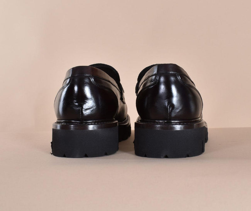 Mocassini Claudio Marini fatte a mano testa di moro pelle 832801 CLAUDIO MARINI