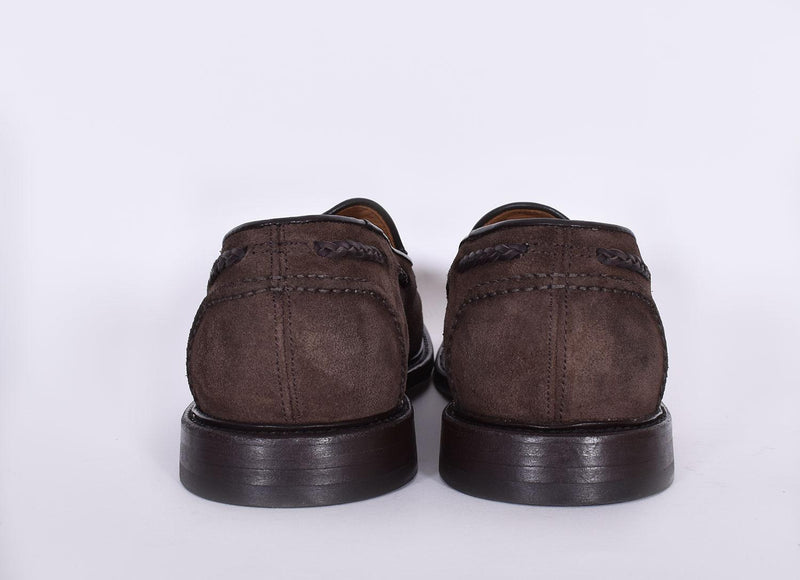 Mocassini Green George nappine camoscio marrone 