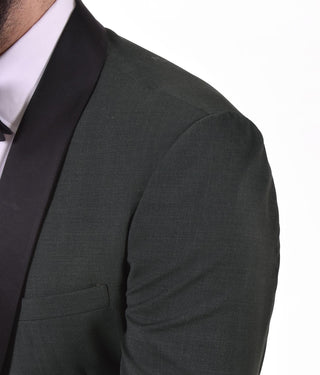 Abito Marcel Morel smoking verde sciallato AB029525 Marcel Morel