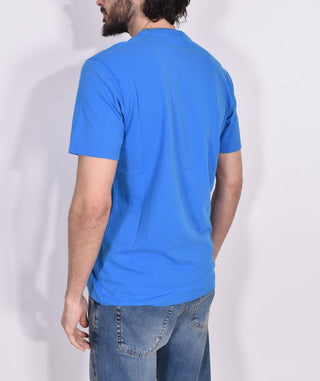 T-shirt Mc2 Saint Barth Dover blu royal logo DOVER17 MC2 SAINT BARTH