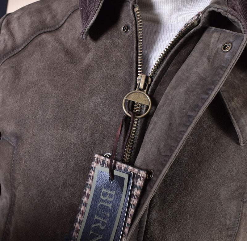 Giubbotto jack Leather caccia camoscio Balmoral BALMORAL651 THE JACK LEATHERS