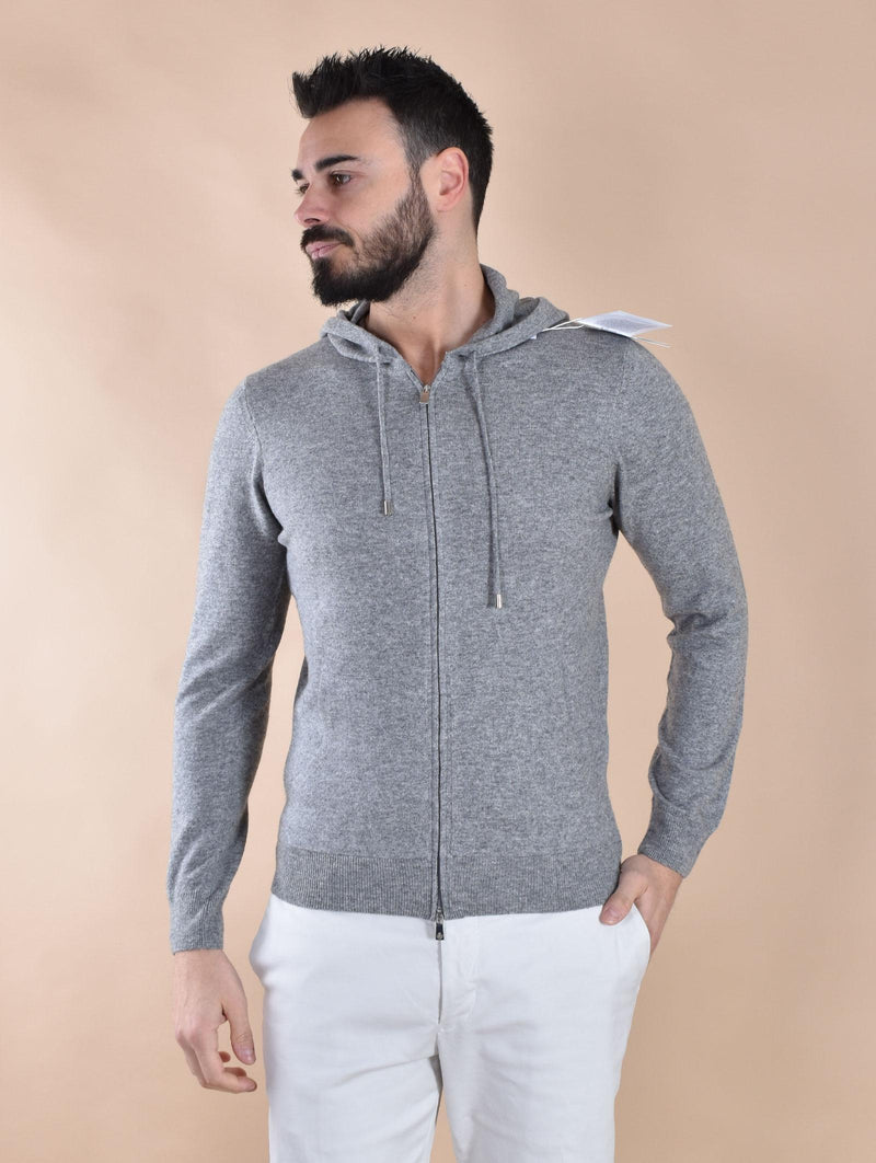 Maglia felpa Della Ciana cappuccio zip 1811901 Della Ciana