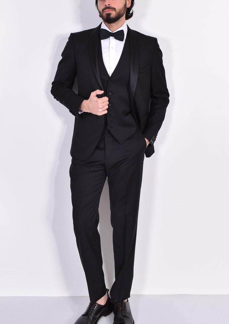 Abito Tagliatore smoking sciallato gilet nero EFBR18A01 EFBR18A015012 TAGLIATORE