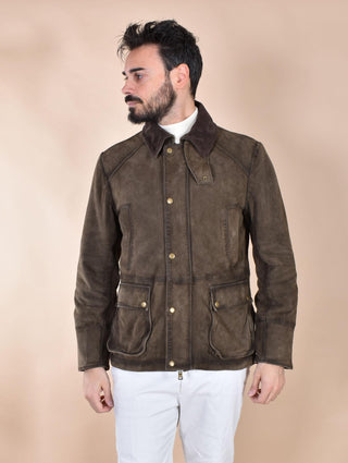 Giubbotto jack Leather caccia camoscio Balmoral BALMORAL651 THE JACK LEATHERS