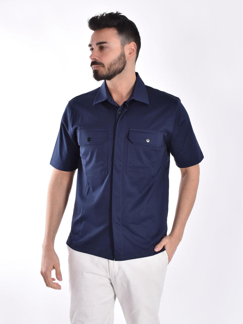 Camicia Daniele Fiesoli blu 