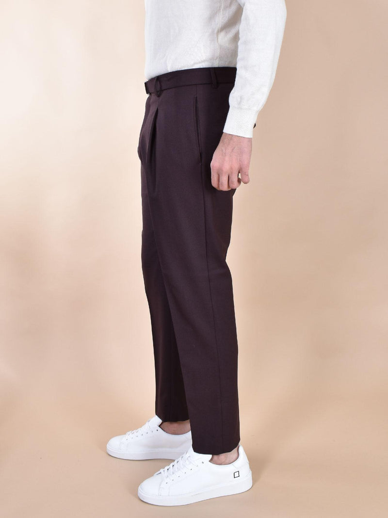 Pantalone Be Able Andy bordeaux cinturino GBC AND02 BE ABLE