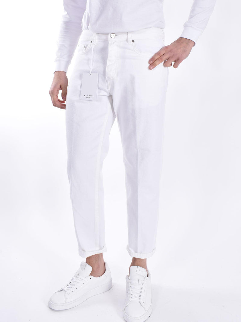 Jeans Be Able Leonardo bianco 