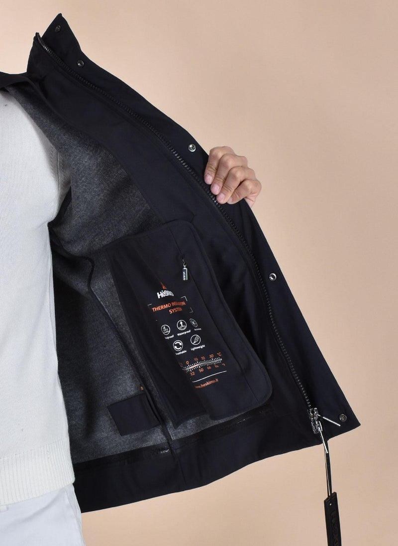 Giubbotto Heskimo parka nero 44001301 HèSKIMO