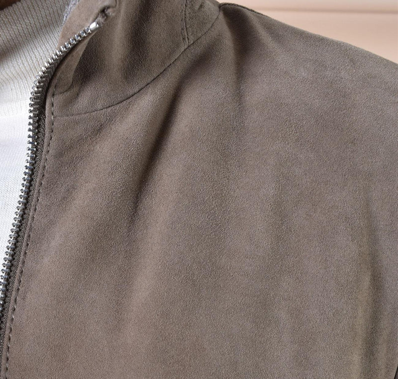 Giubbotto Jack Leather camoscio fango Tobia TOBIAF14 THE JACK LEATHERS